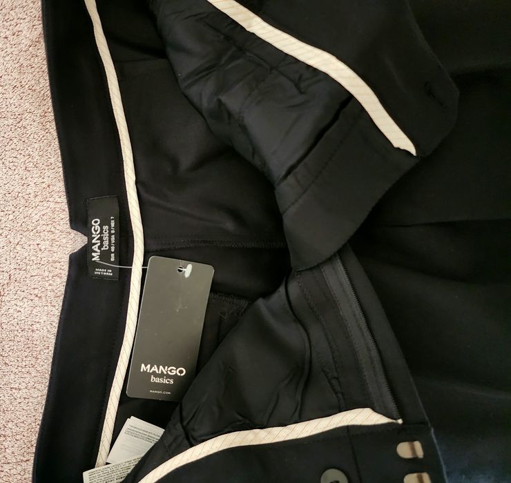 Брюки женские MANGO,новые,цвет черный