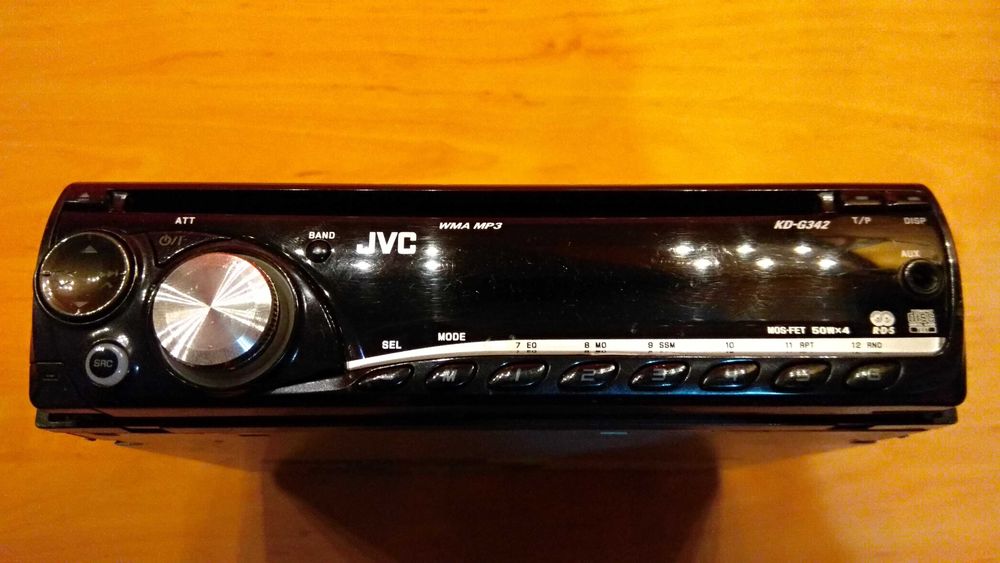 JVC KD-G342 Radio do auta 4x50 W,Equalizer,MP3 CD-R/RW WMA,CD TEXT