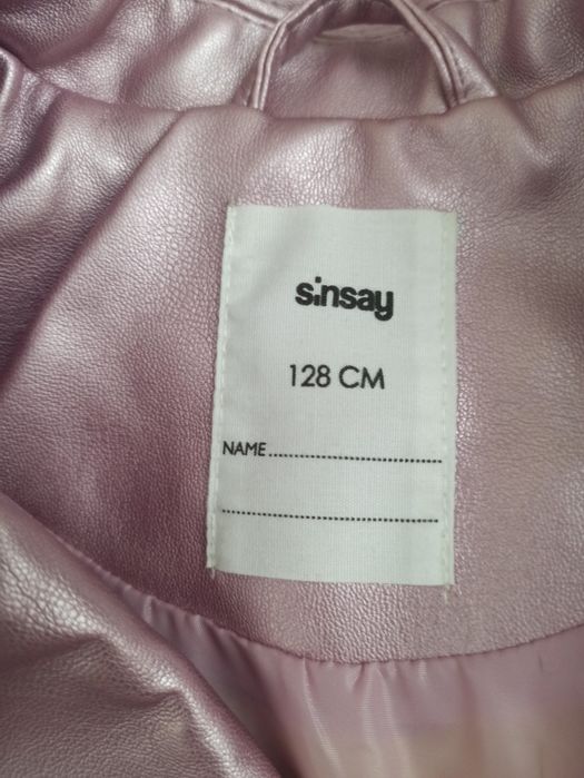 Кожанка рожевого кольору SinSay на дівчинку