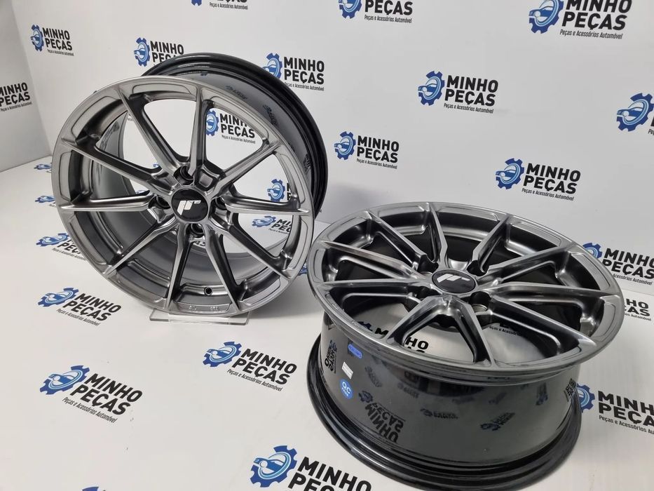 Jantes Japan Racing (JR37) em 15 (4x100) Hyper Black