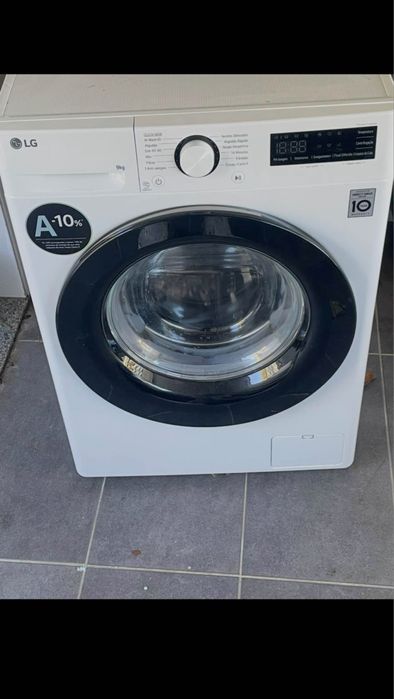 Máquina de Lavar LG 9kg – Classe A (AI Wash / Inverter Direct Drive)