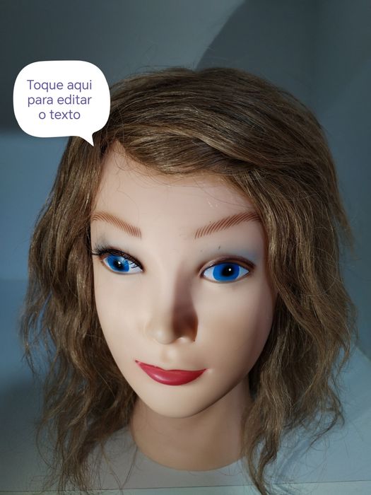 Cabeça corte penteado