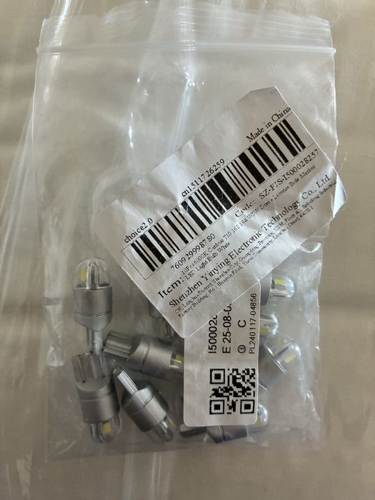 T10 Lamps - Pack of 10 - New
