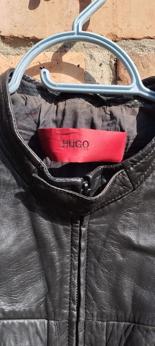 кожаная куртка Hugo Boss