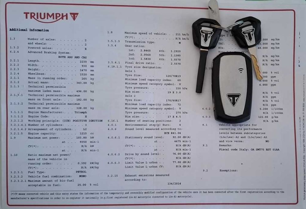 TRIUMPH Tiger 1200 ALPINE z 2021