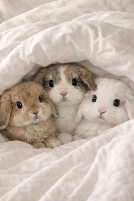 Coelhos anões amorosos