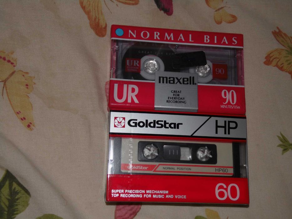кассеты Maxell goldstar  аудиокассеты