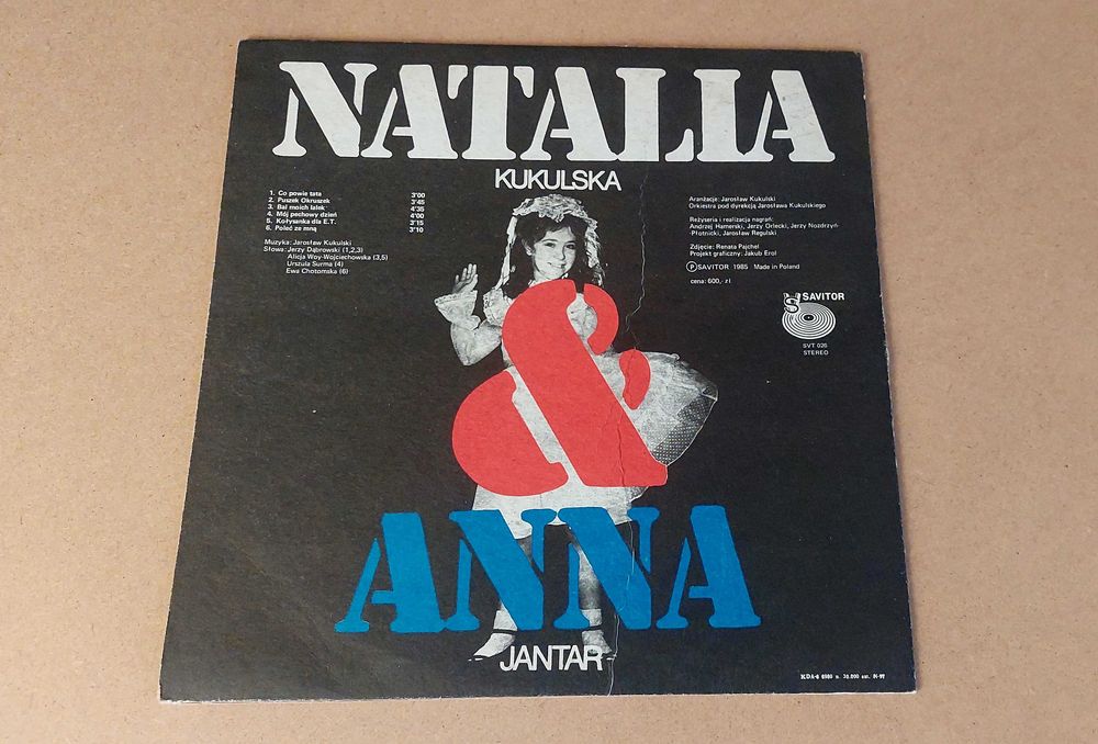 Anna & Natalia - Płyta Winylowa VG