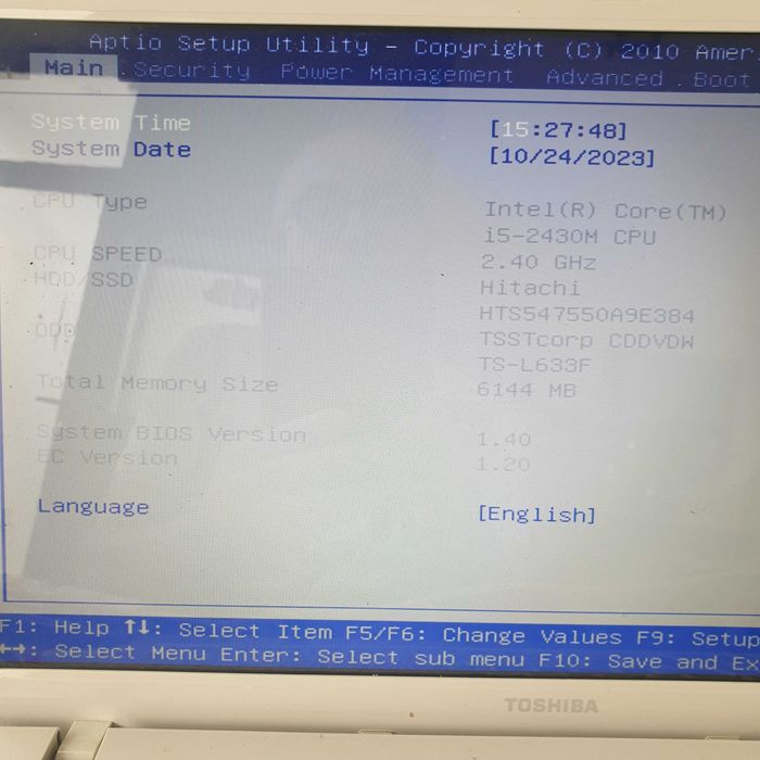 Motherboard toshiba L755 suporta processador i3, i5 e i7 test sem anom