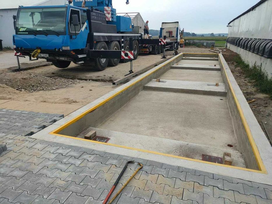 Waga samochodowa 60 ton zagłębiona , równo z podłożem