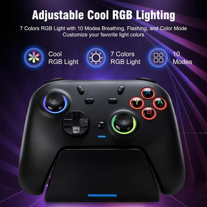 Kontroler DuLingKer PC - Bezprzewodowy Kontroler do Gier z RGB