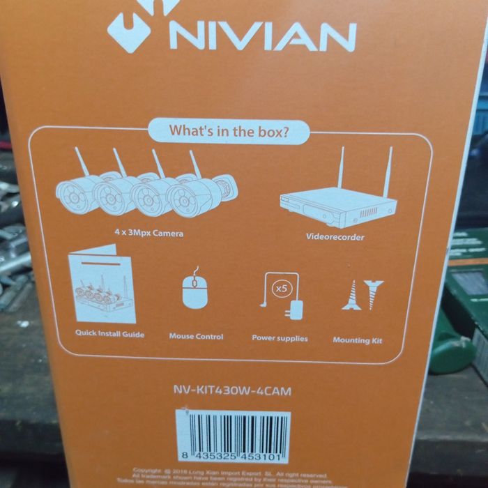 Kit de videovigilância