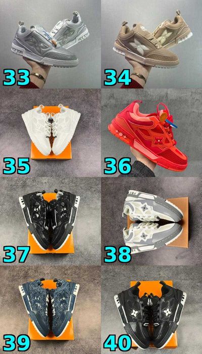 ВСІ КОЛЬОРИ‼️ Кросівки Louis Vuitton Trainer, Skate, swarowski / 36-46