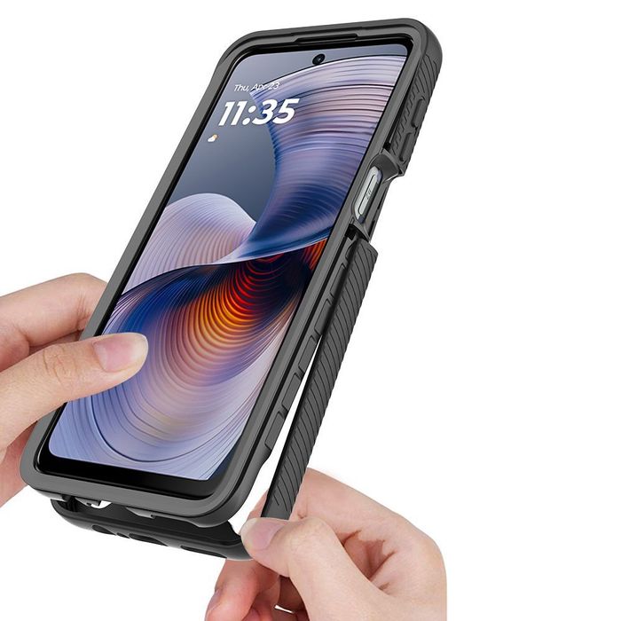 Tech-Protect Defense Motorola Moto G15 / G15 Power / G05 / E15 Black