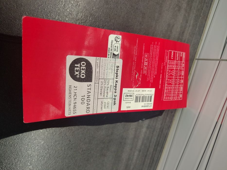 Kappa Skarpety stopki 3 pack 39-42