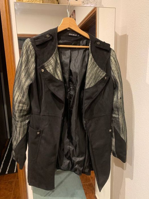 Casaco pele pêssego