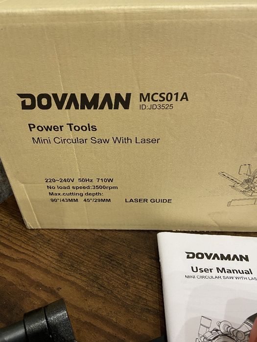 Пила циркулярна, міні пила, DOVAMAN MCS01A 710W 115мм Amazon