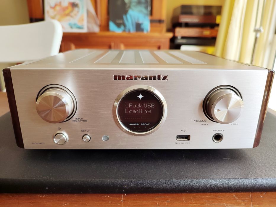 Marantz HD-DAC1 Silver USB-DAC Headphone Amplifier Hi-Resolution C/Novo!