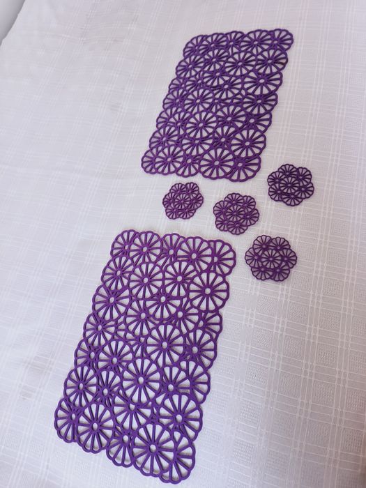 Ochronne  podkładki - serwetki filcowe, 6 sztuk