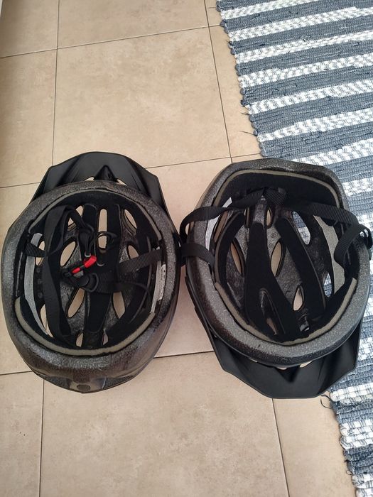 Capacetes bicicleta B’TWIN ST50 pretos (2 unidades)