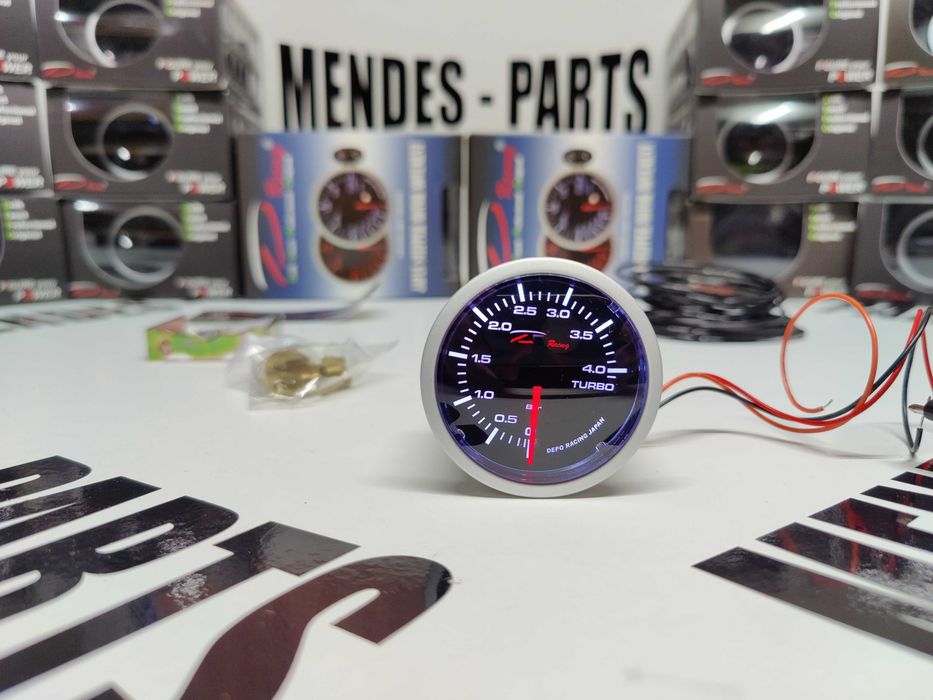Manómetro DEPO pressão de turbo óleo água egt rpm afr