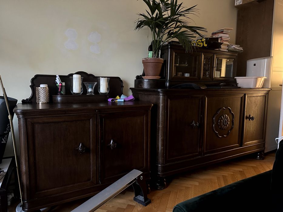 Wyjątkowy pomocnik kredensu lata 20./30. – dąb – Okazja!