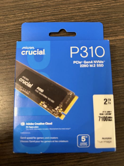 Pamięć Crucial P310 2TB SSD, PCIe Gen4 NVMe M.2 2280 POznań Długa 14