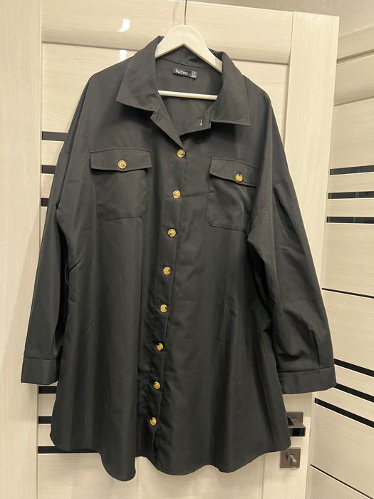 Сорочка жіноча великого розміру чорноо кольору