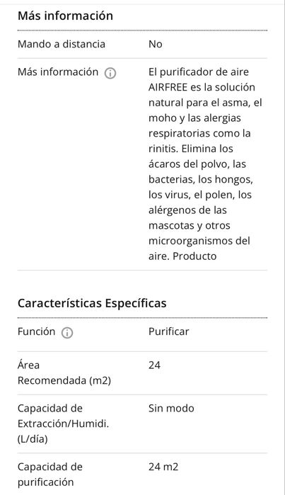 Purificador de Ar Airfree Allergien