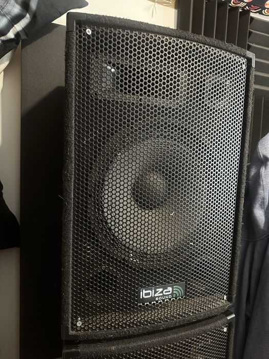 Colunas Ibiza ( 2 Tops/ 1 Subwoofer amplificado)