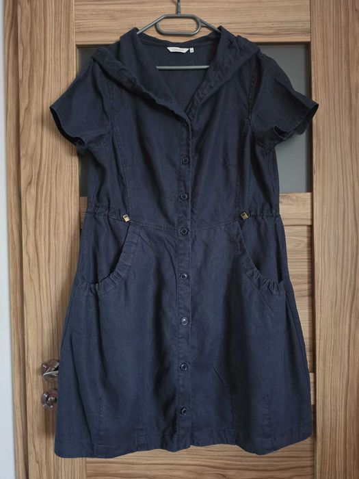 Sukienka Cappuccini, oversize, 100% len, r. 42/XL