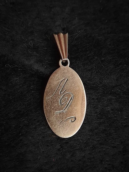 Кулон серебро в позолоте хюз 875