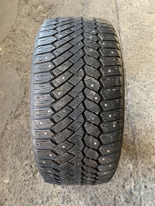 (1шт) 245/45R18 Continental IceContact шип (6.5мм) зимова шина