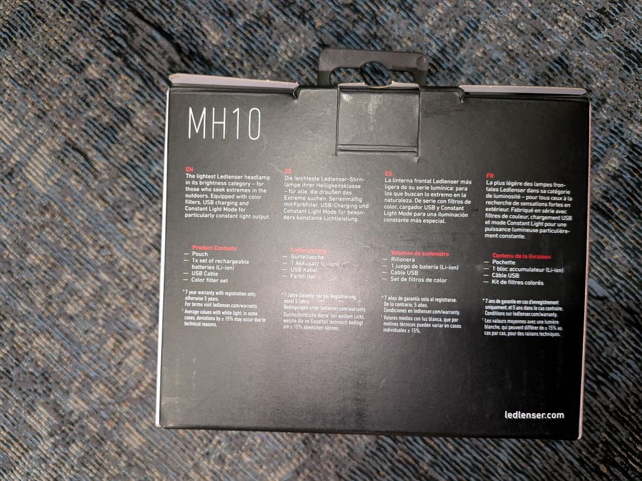 Lanterna frontal LEDLENSER MH10