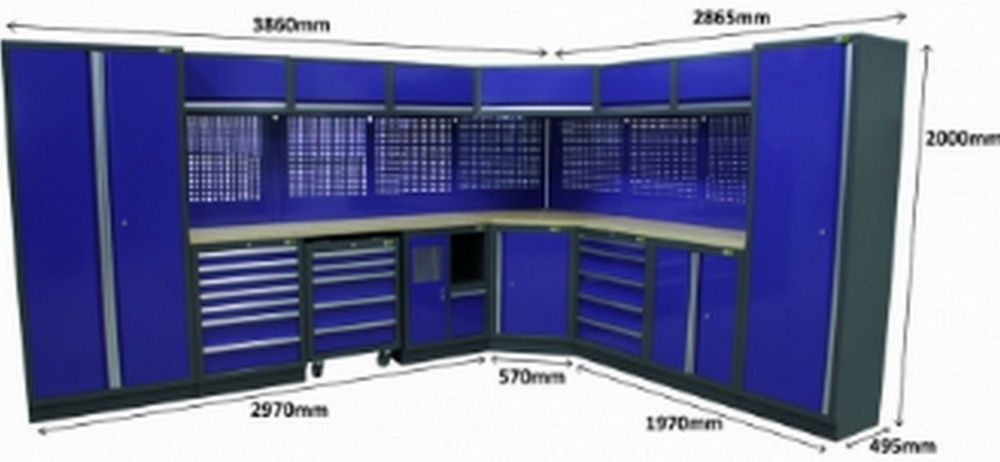 Mobiliário / Armários / Bancas de oficina á medida do seu espaço. AP28