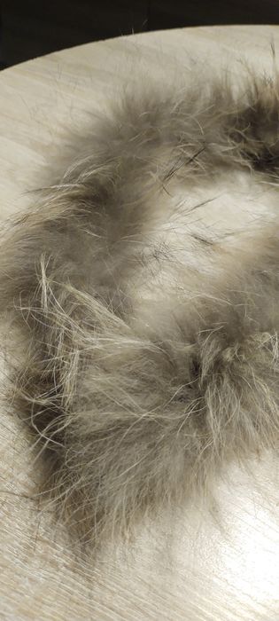 Futerko naturalne obszycie kaptura 70cm