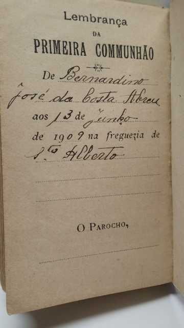 Livro Religioso antigo " Paraiso da Infância "