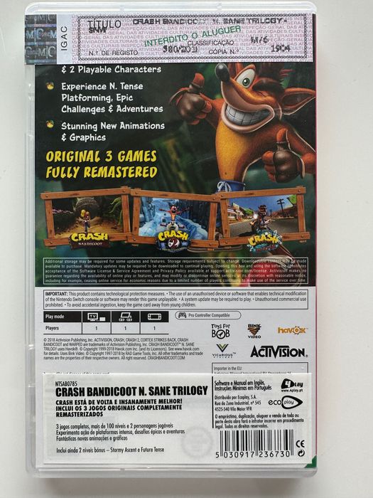 Crash Bandicoot N. Sane Trilogy