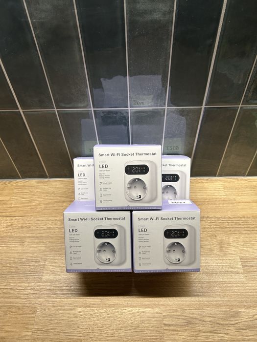Gniazdka Inteligentne WIFI termostat - NOWE 5szt