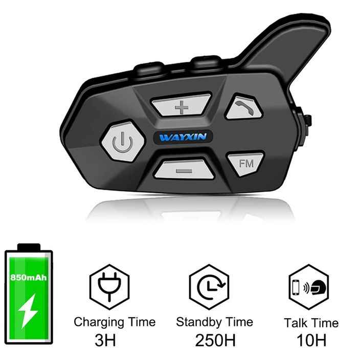 Intercomunicador Bluetooth interfone capacete moto telemóvel