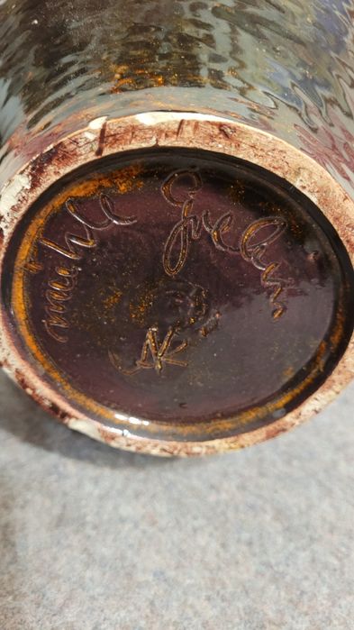 Stary ceramiczny dzban wys. 30 cm.