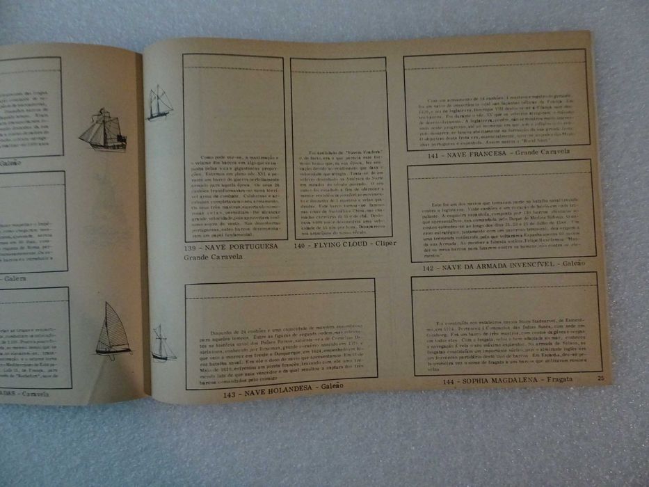 Caderneta de cromos vazia - Transportes terra mar e ar --- MAY