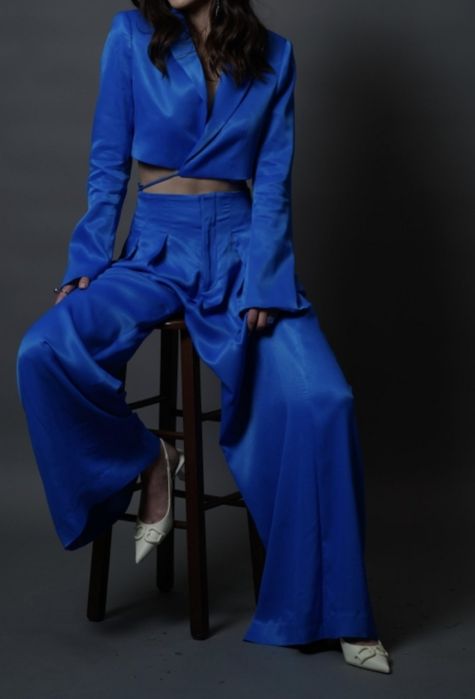 Zara komplet m pasuje s spodnie top
