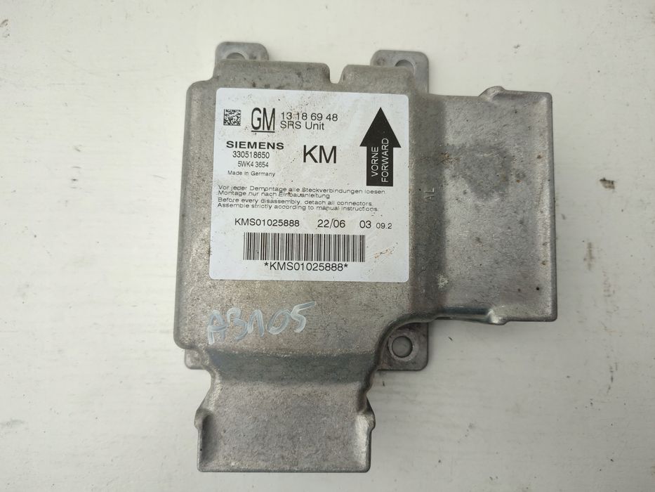 moduł airbag opel signum vectra c lift 13186948 europa
