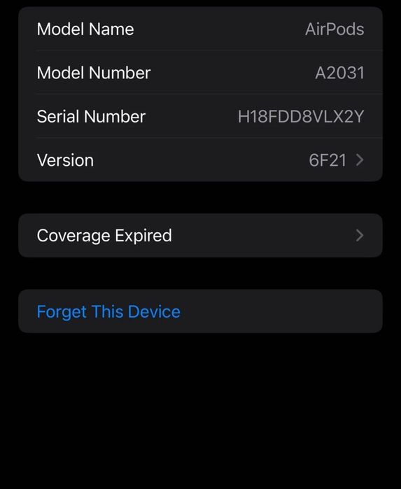 Apple AirPods A1602 2nd