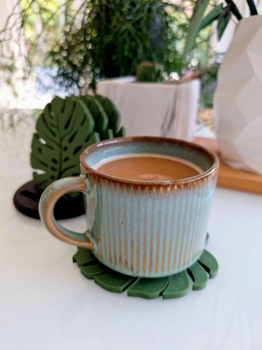 Designerskie Podkładki Monstera – Połączenie Natury z Nowoczesnością!