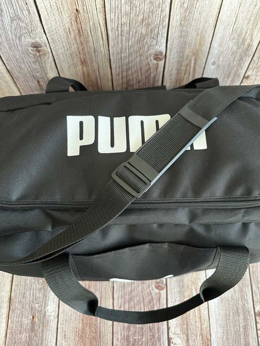 Спортивна сумка Puma чорна, для тренувань, спорту, подорожей, дорожня Пума