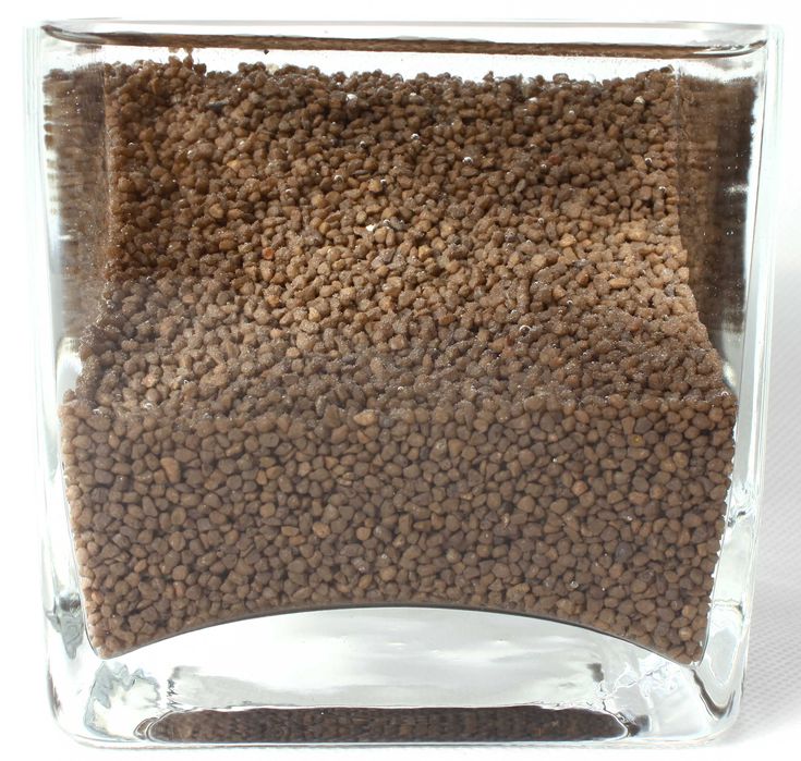 Brązowy żwirek, piasek kwarcowy do akwarium 2-3mm 1kg