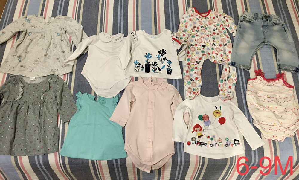 Conjunto Roupa bebe 6 a 9meses