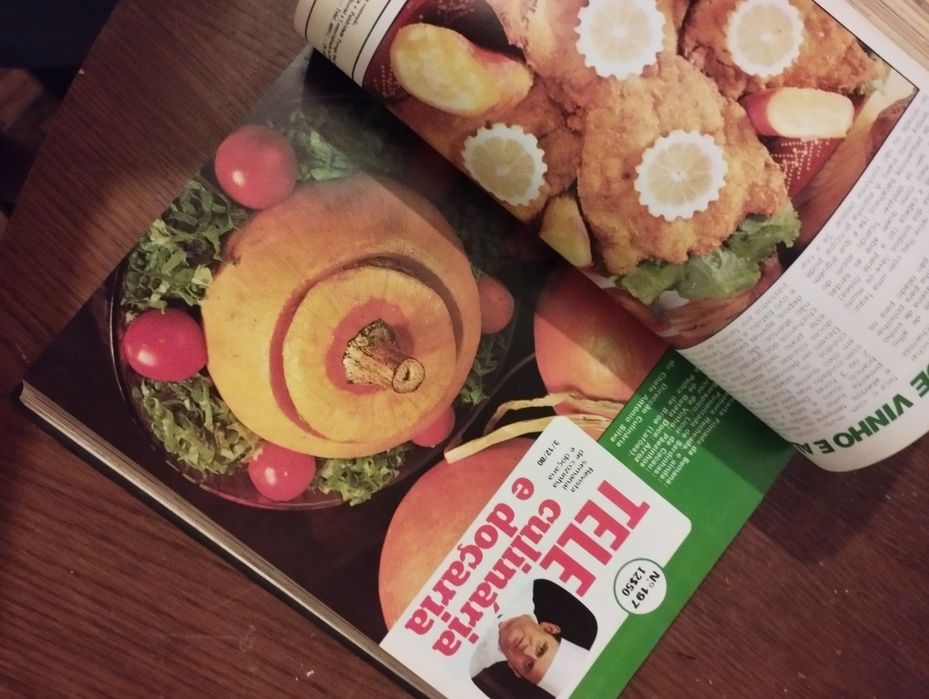 Revistas tele culinária encadernadas